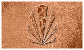 DNSEMP-C-602-CP-SH-CP Copper Sunburst Shimmer Copper